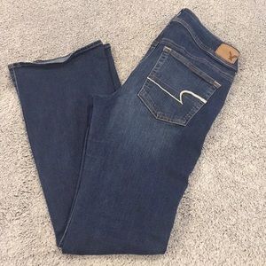 AMERICAN EAGLE kick boot jeans size 12 Long